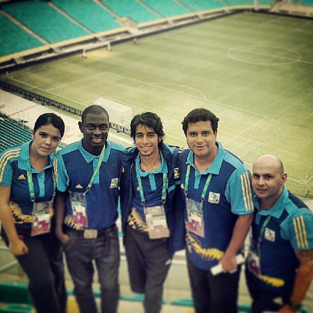 Ebenezer and football friends.